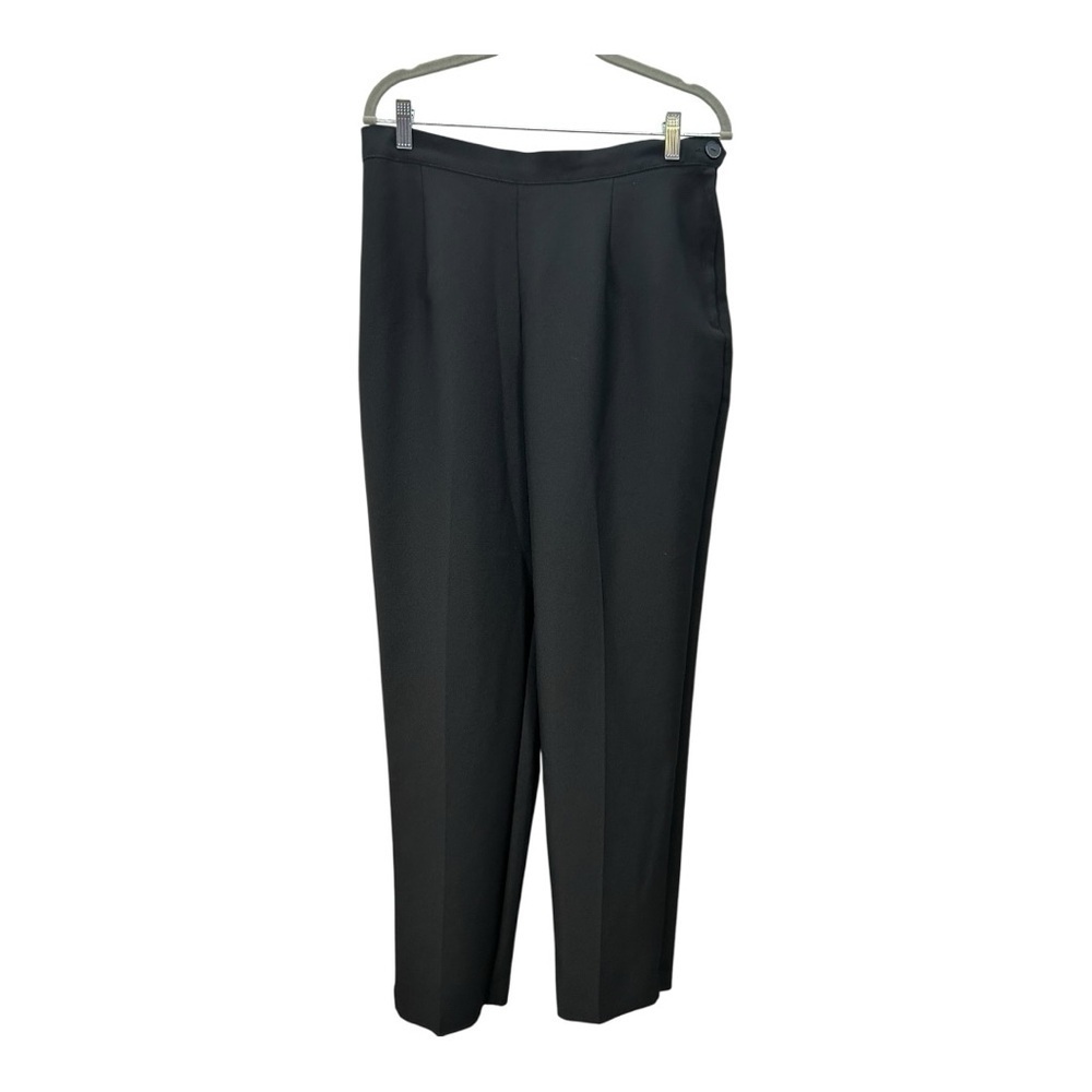 DANIELLE BERNSTEIN PANTS BLACK SIZE 16 but fits more like size large - Picture 1 of 10